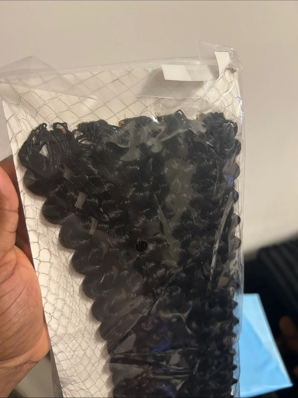 Deep Curly Pre-Wired Crochet Hair - Black